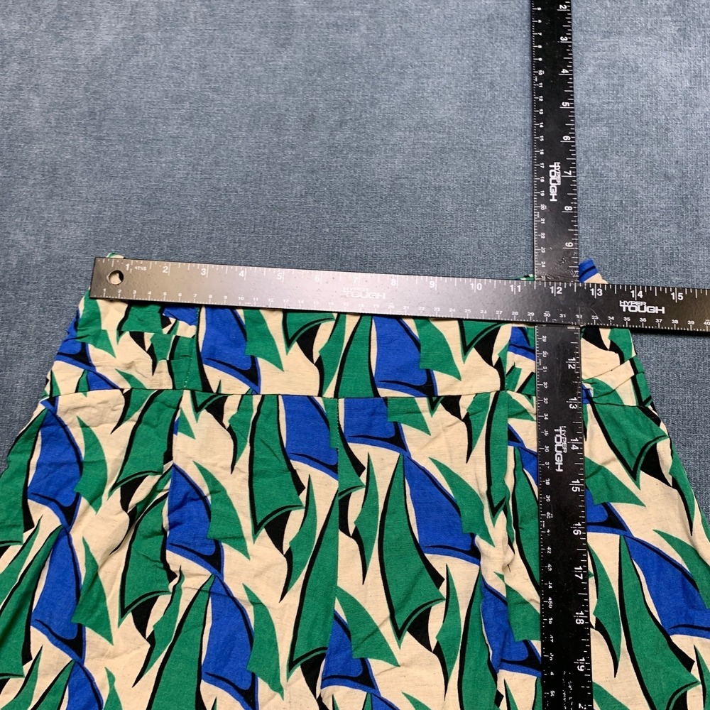 Zara Shorts Womens XS Multicolor Geometric High Waisted Back Zip Flowy Bottoms - Picture 6 of 15